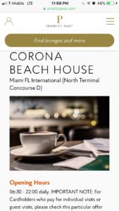 Corona Beach House レストランラウンジ